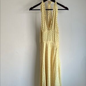 Kimchi Blue Yellow Backless Dress